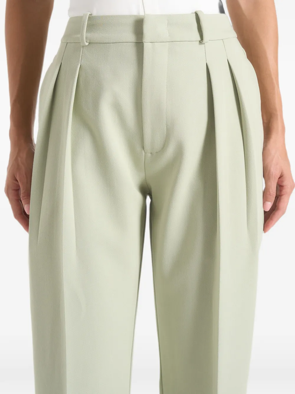 Manière De Voir Julie pantalon met plooien Groen