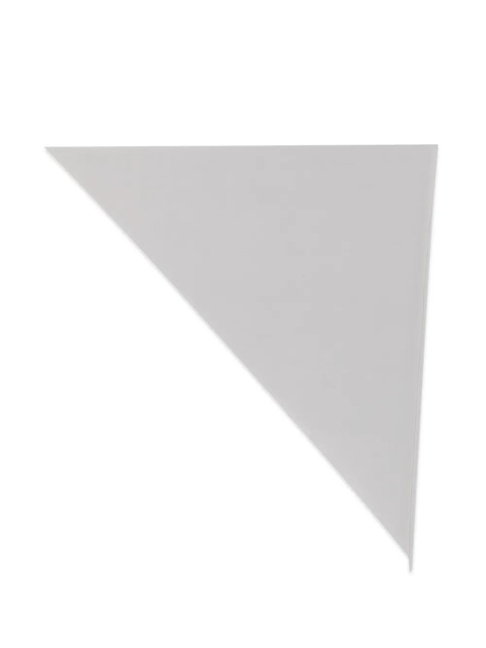 Norma Kamali Triangle-shape Scarf In Gray