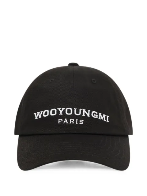 Wooyoungmi gorra con logo bordado