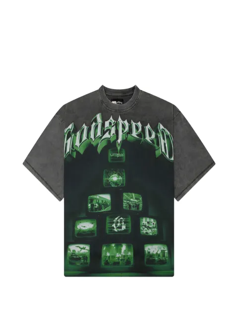 GODSPEED logo-print graphic-print T-shirt