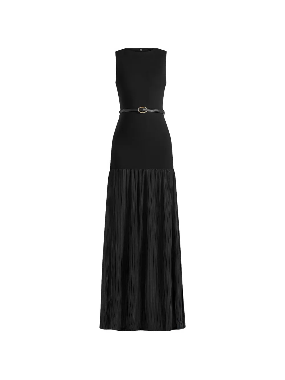 Manière De Voir Abito Emma lungo girocollo - Nero