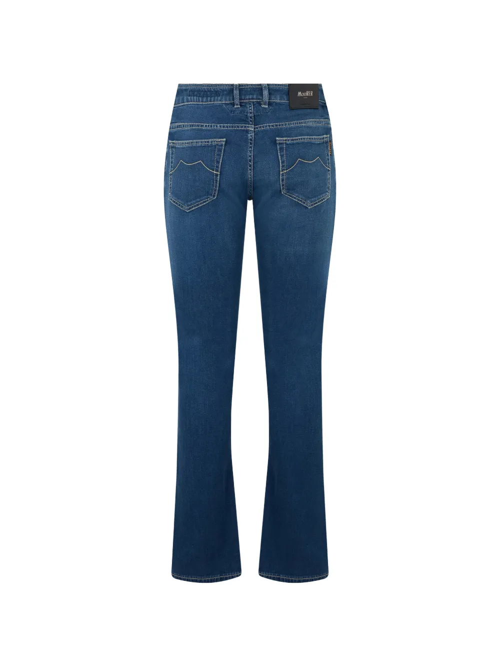 Moorer flared-cut jeans Blauw
