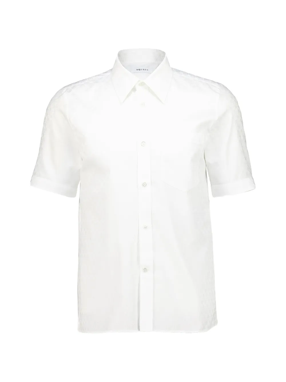 Alexander McQueen short-sleeve shirt - Bianco