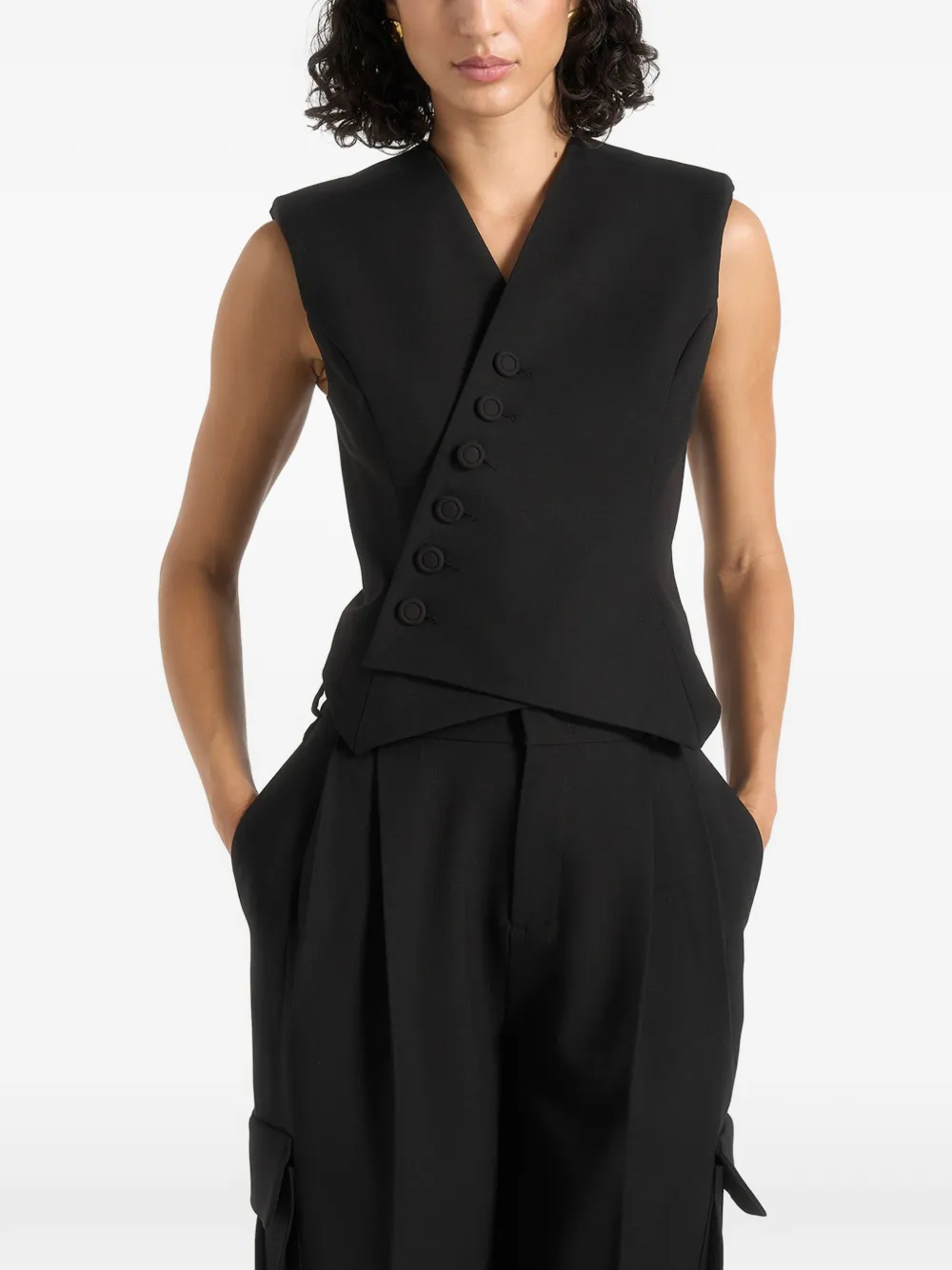 Manière De Voir veston portefeuille Laurence en asymétrie - Noir