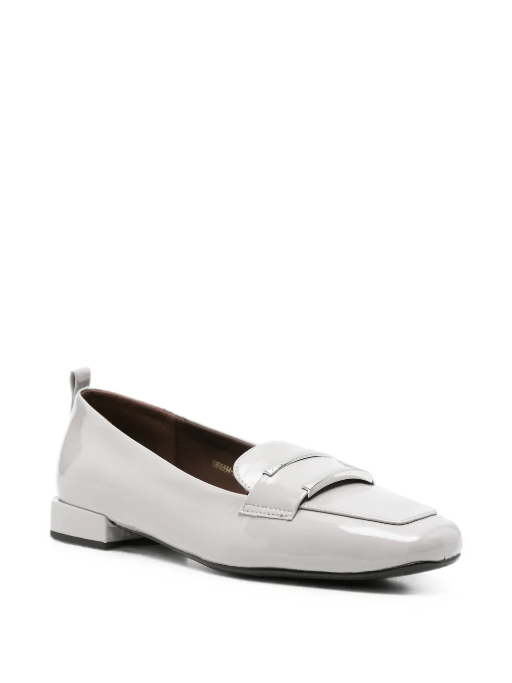 SERGIO MORETTI FIRENZE Loafers met metalen bandje Grijs