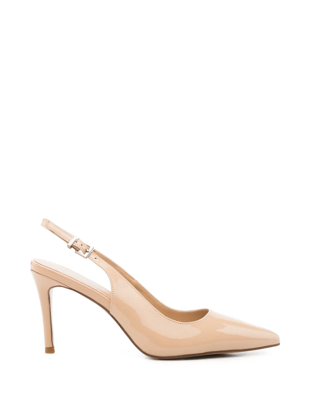 SERGIO MORETTI FIRENZE patent slingback pumps - Toni neutri