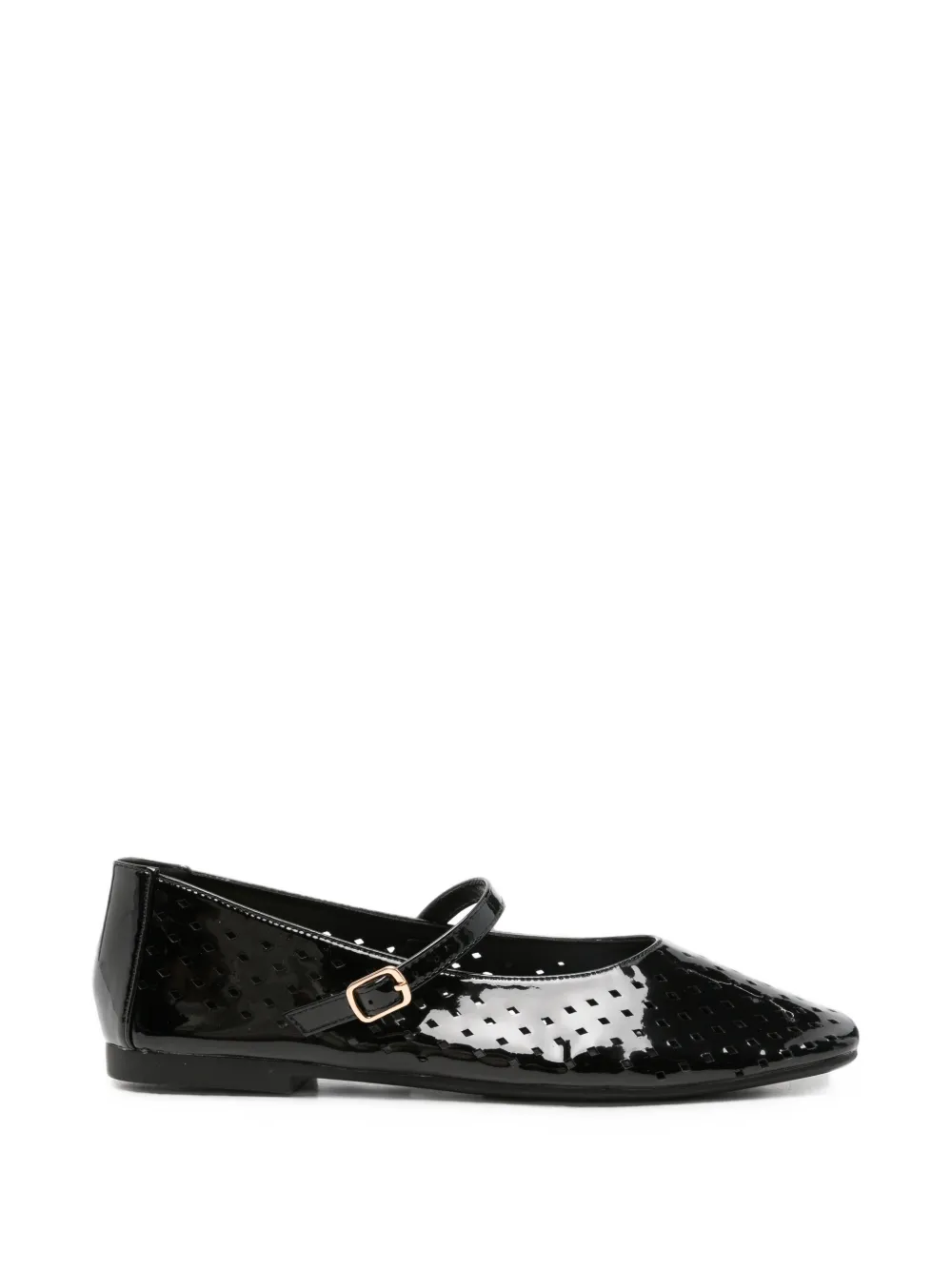 LINDA BAUMANN perforated flats - Schwarz