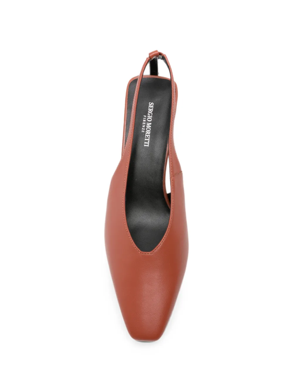 SERGIO MORETTI FIRENZE pointed-toe slingback pumps Bruin