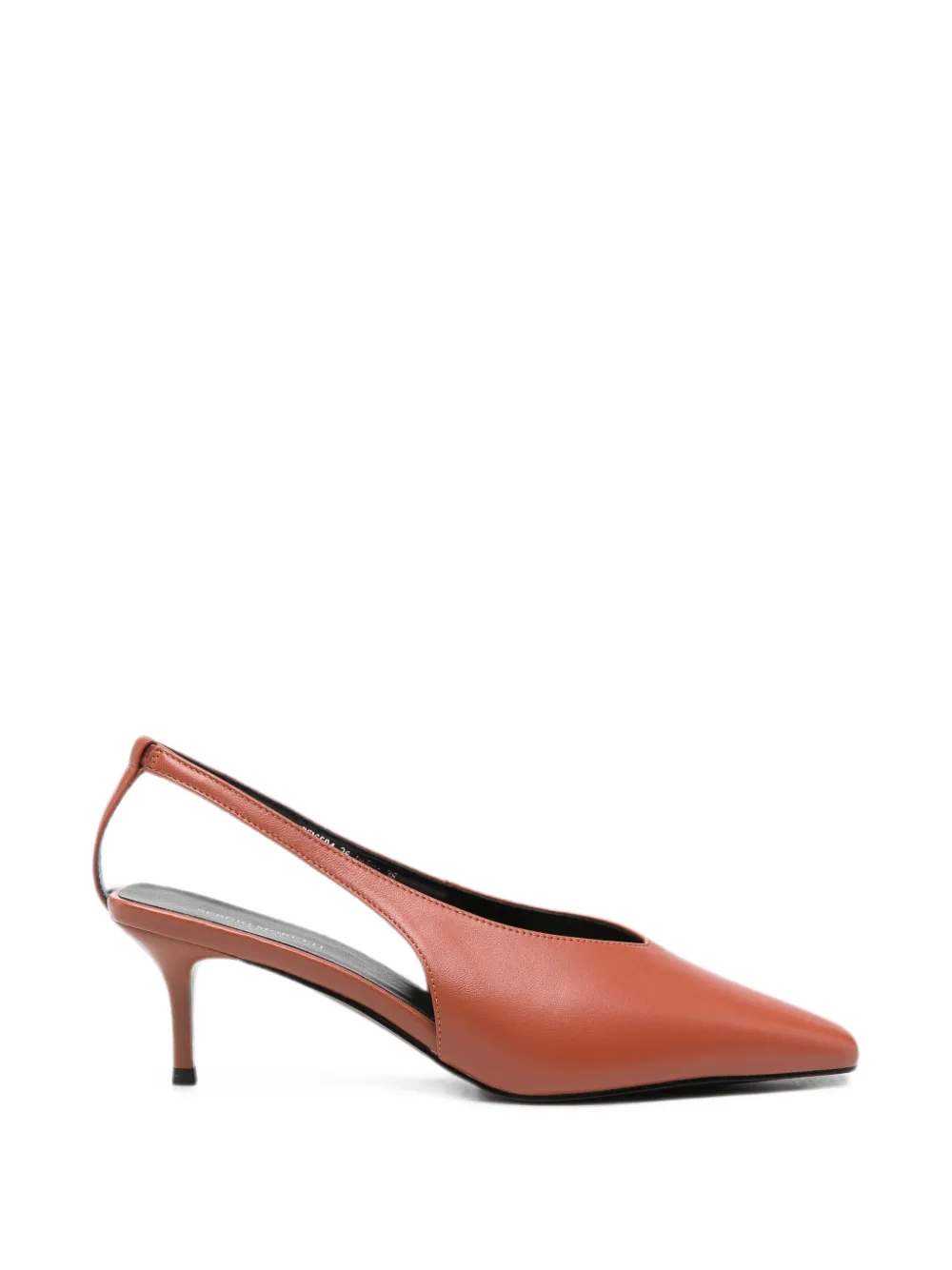 SERGIO MORETTI FIRENZE pointed-toe slingback pumps - Marrone