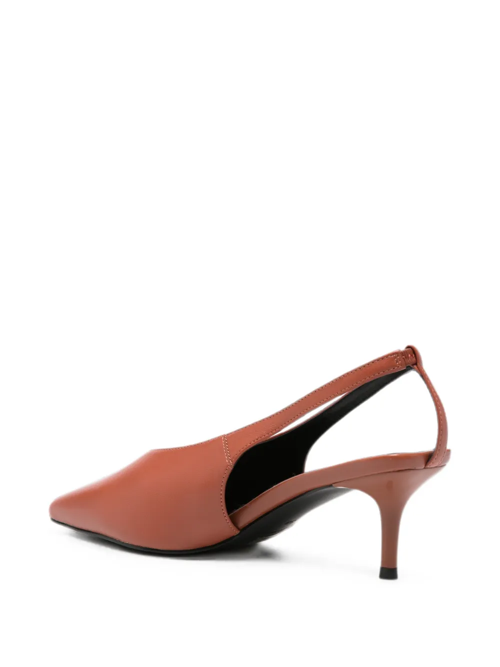 SERGIO MORETTI FIRENZE pointed-toe slingback pumps Bruin