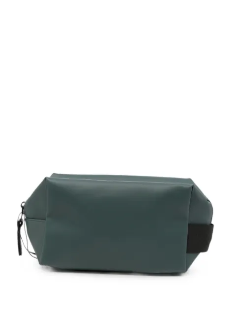 Rains logo-debossed wash bag