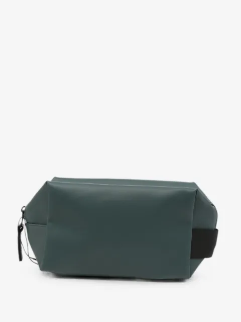 Rains logo-debossed wash bag