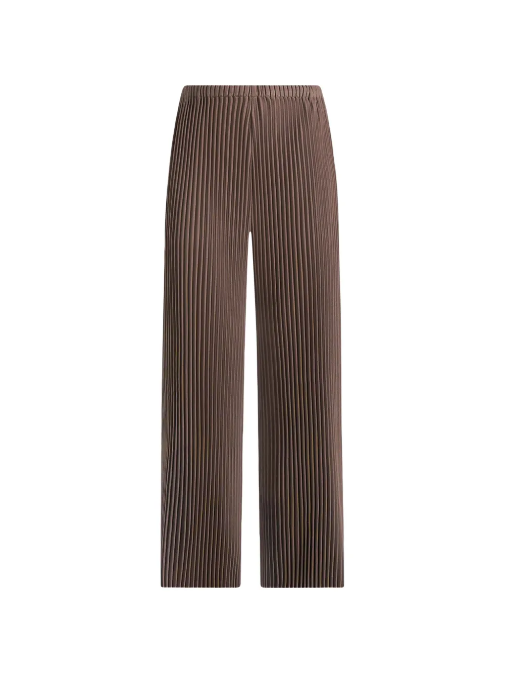 Manière De Voir Lila pleated wide-leg trousers in brown - Braun