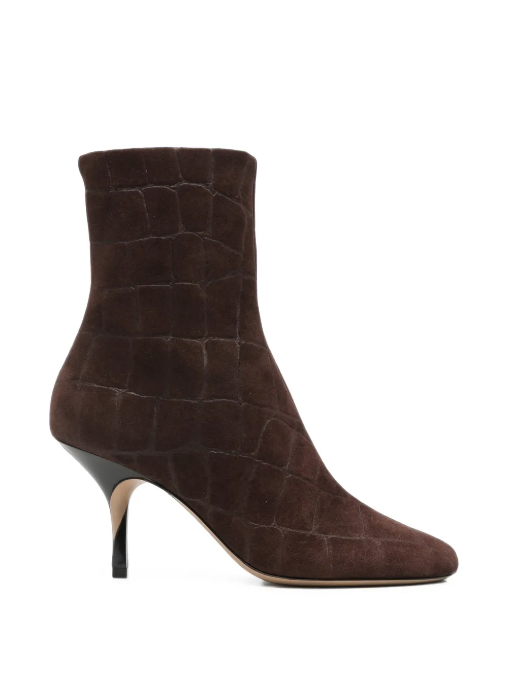 Jacquemus croc-effect ankle boots