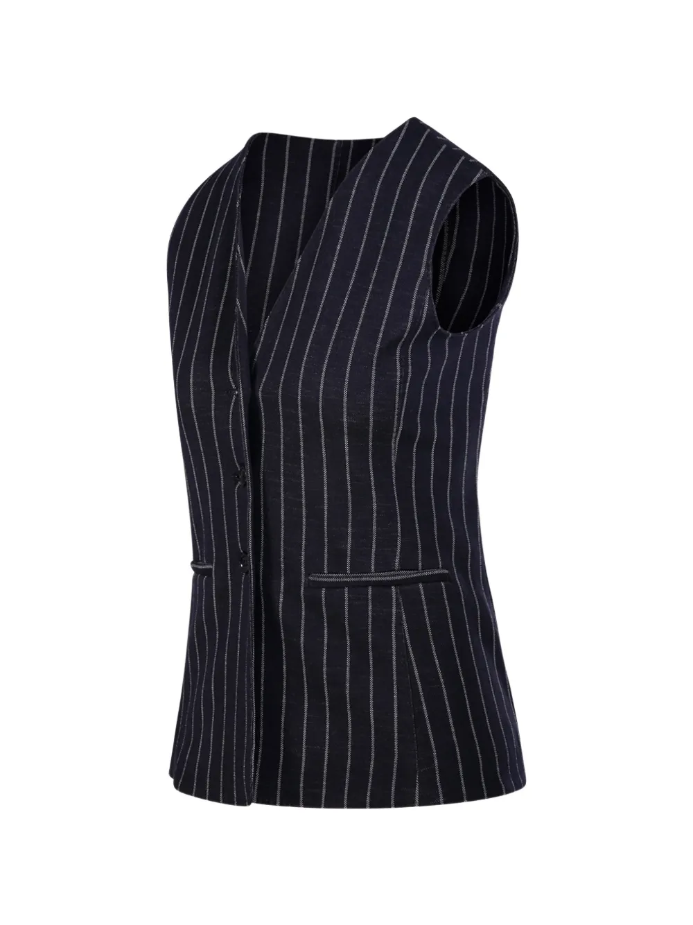 Max Mara Mouwloos jack Blauw