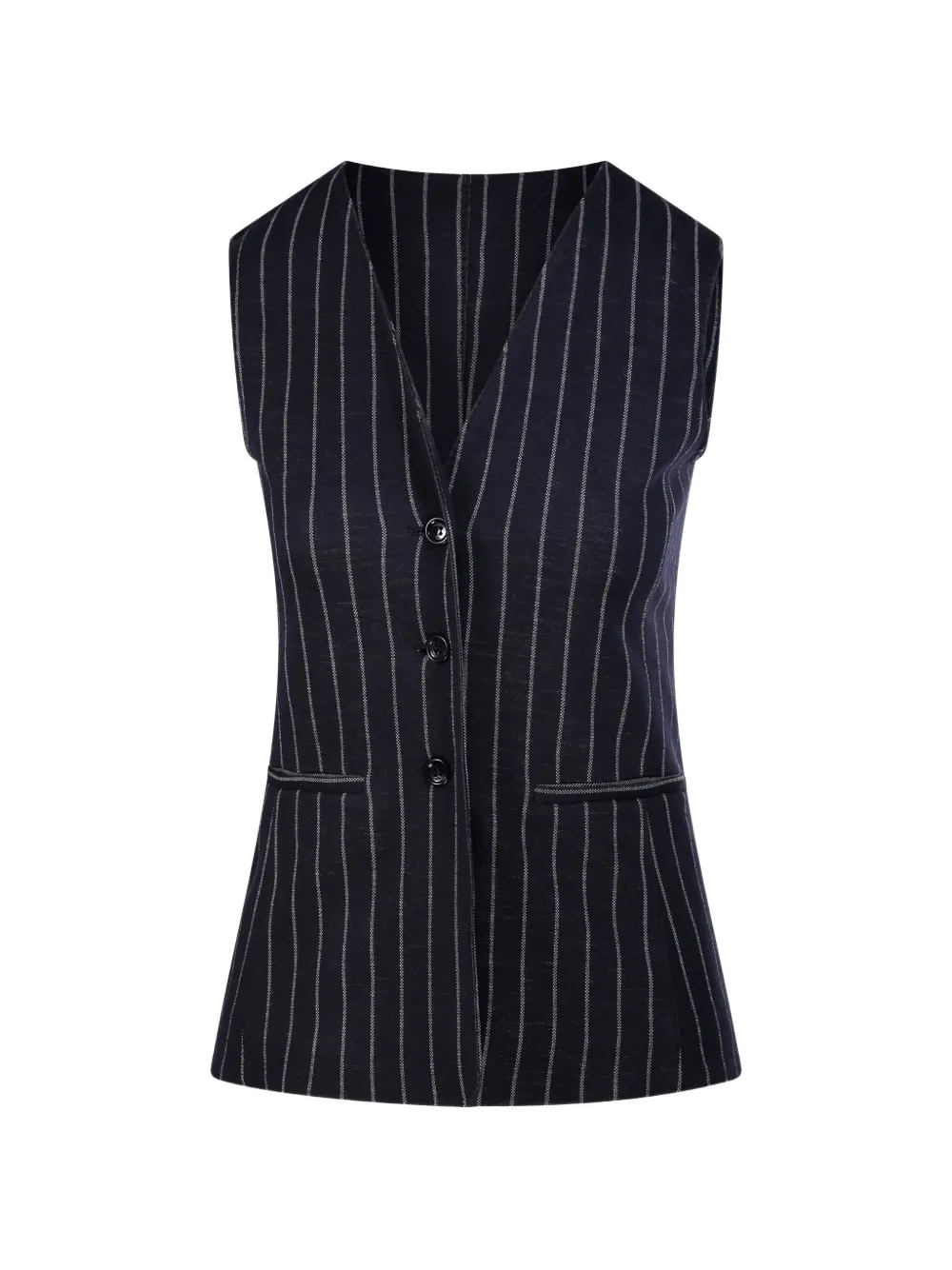 Max Mara Jacke mit Nadelstreifen - Blau