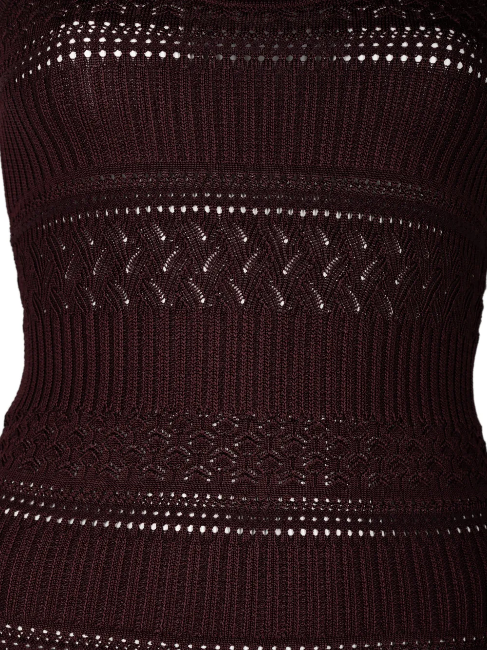 Veronica Beard Sandra pointelle gebreide tanktop Rood