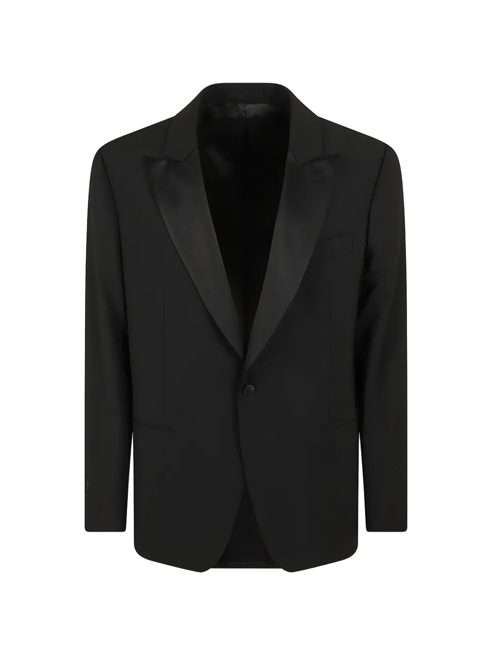 Lardini peak-lapel single-breasted jacket - Nero