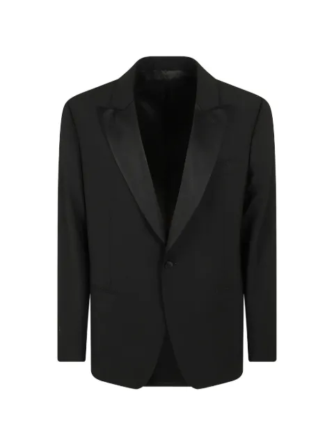 Lardini peak-lapel single-breasted jacket