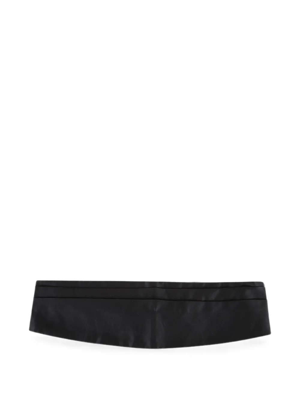 Lardini Wollen cummerbund met plooien Blauw