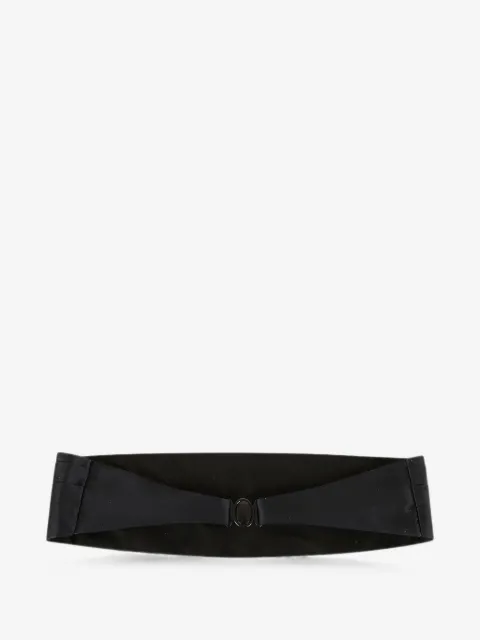 Lardini pleated wool cummerbund