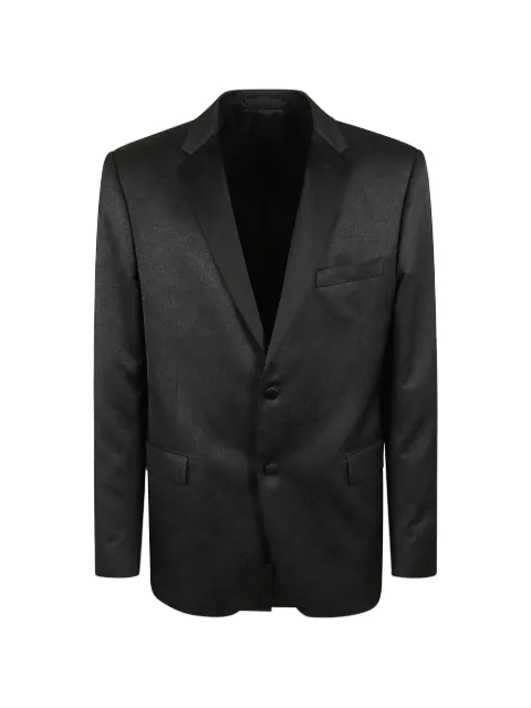 Lardini satin-lapel linen jacket