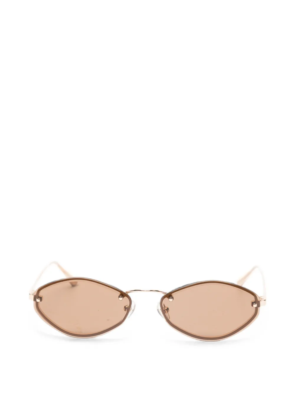 Jacquemus geometric-frame sunglasses - Oro