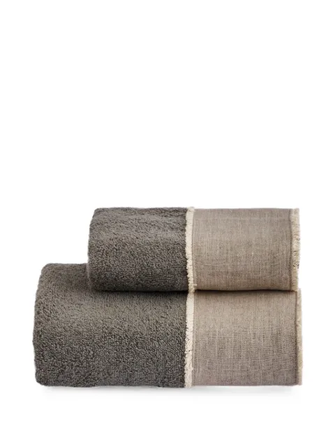 CU I SEEYOU fringe-trim bath towel (set of two)