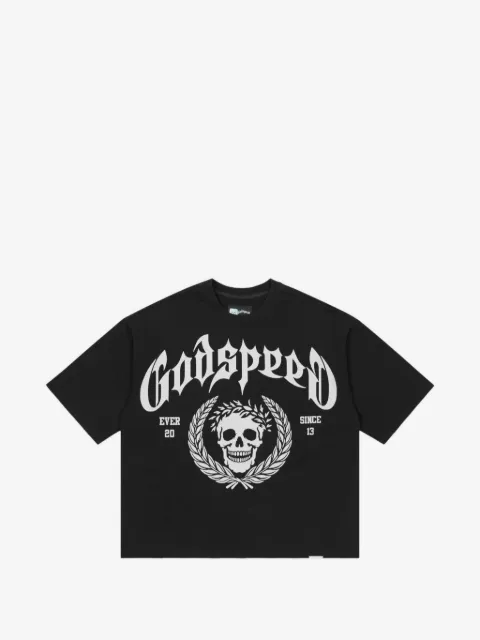GODSPEED Victor Crest graphic-print T-shirt