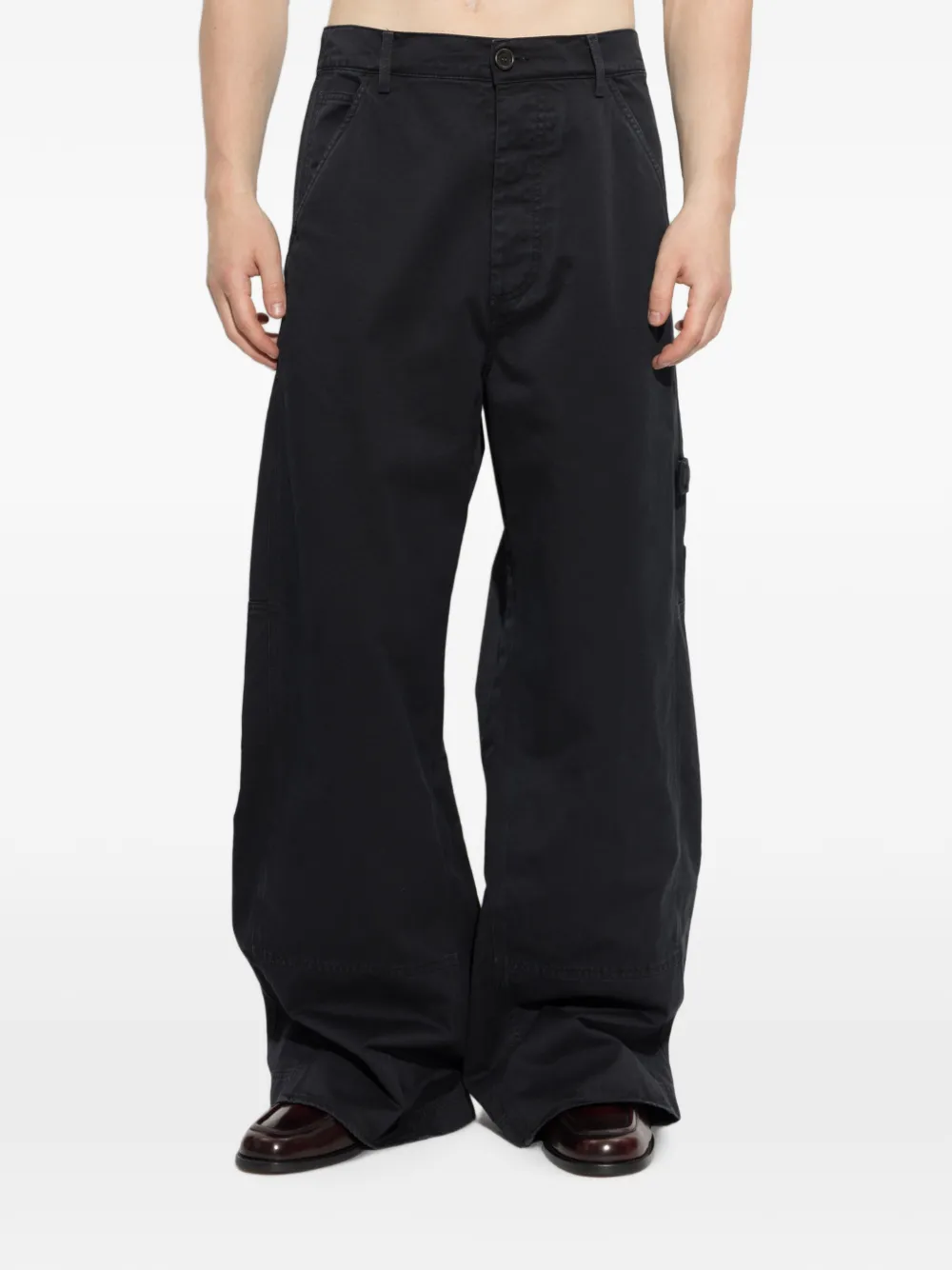 Marni Jeans met wijde pijpen Zwart