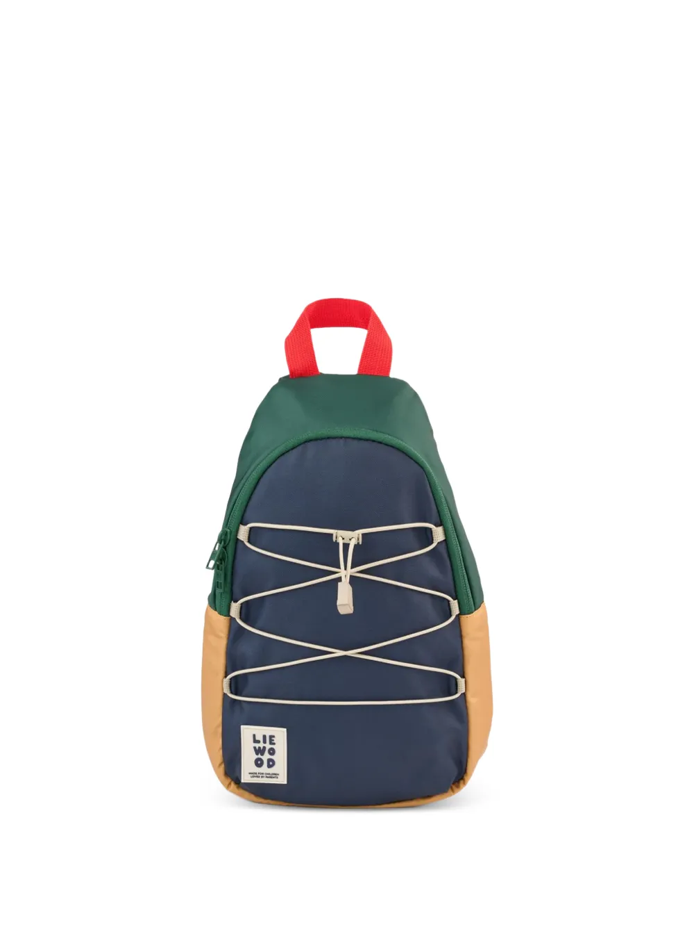 Liewood Zaino monospalla Phoenix con design color-block - Blu
