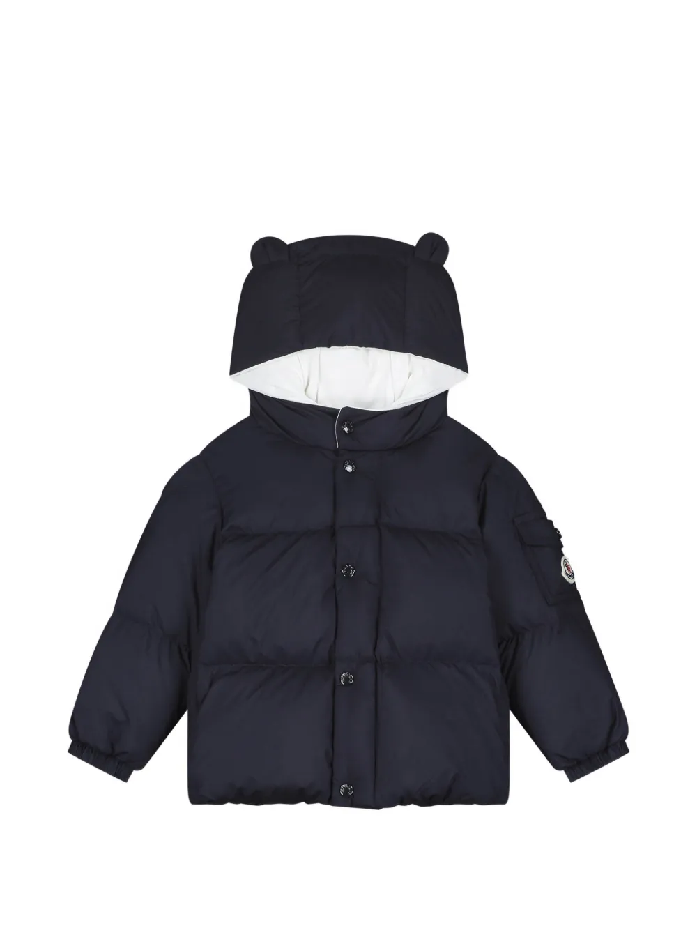 Moncler Enfant doudoune Jareth à capuche - Bleu Moncler Enfant doudoune Jareth à capuche - Bleu