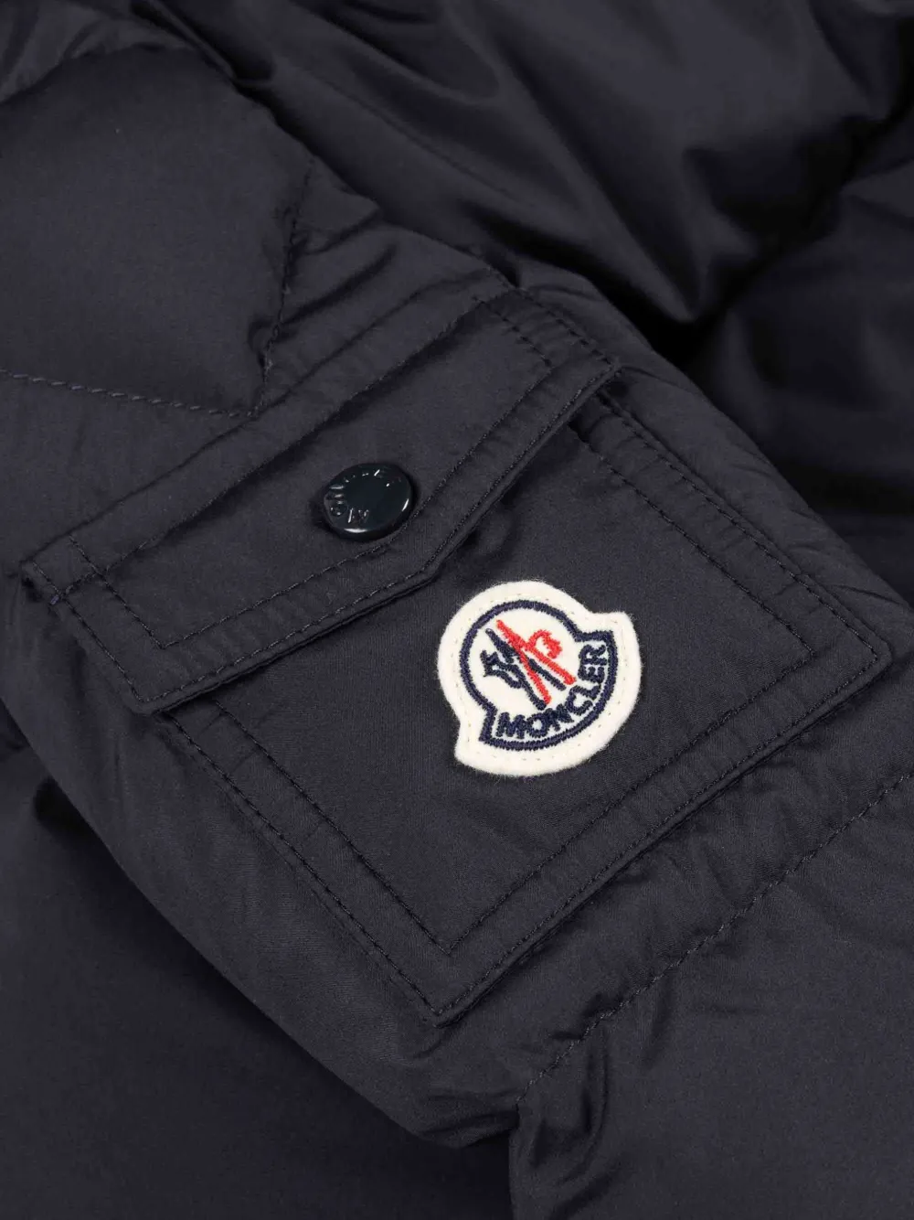 Moncler Enfant Jareth gewatteerd jack Blauw