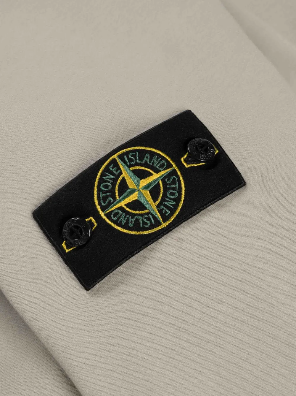 Stone Island Sweater met logopatch Beige