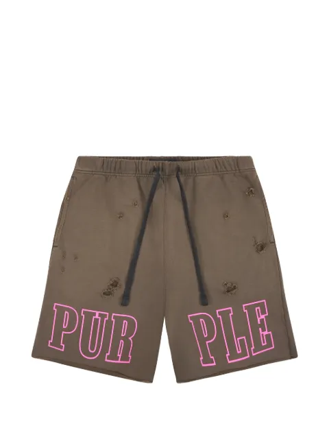 Purple Brand Slab Outline shorts