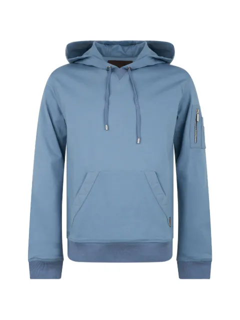 Moorer zip-pocket hoodie