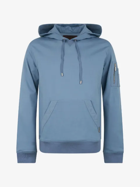 Moorer zip-pocket hoodie