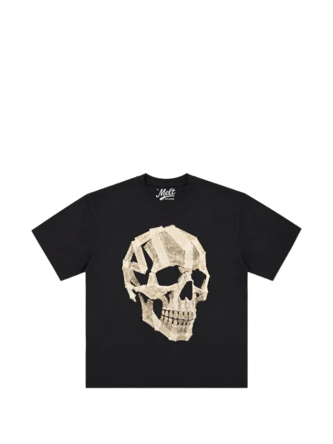 Melt t-shirt à imprimé tête de mort