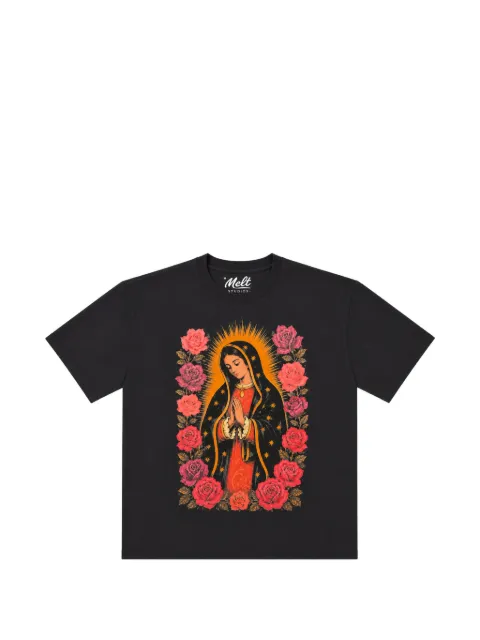 Melt graphic-print crew-neck T-shirt