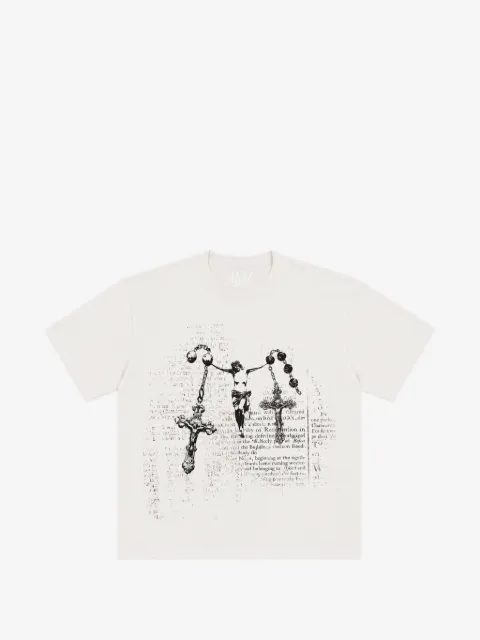Melt graphic-print crew-neck T-shirt
