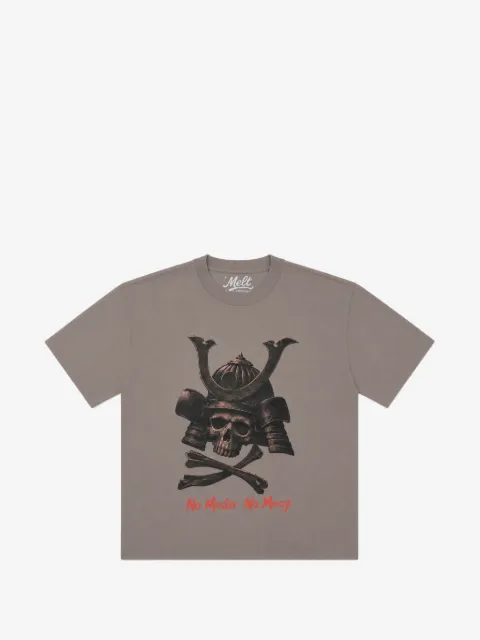 Melt graphic-print crew-neck T-shirt