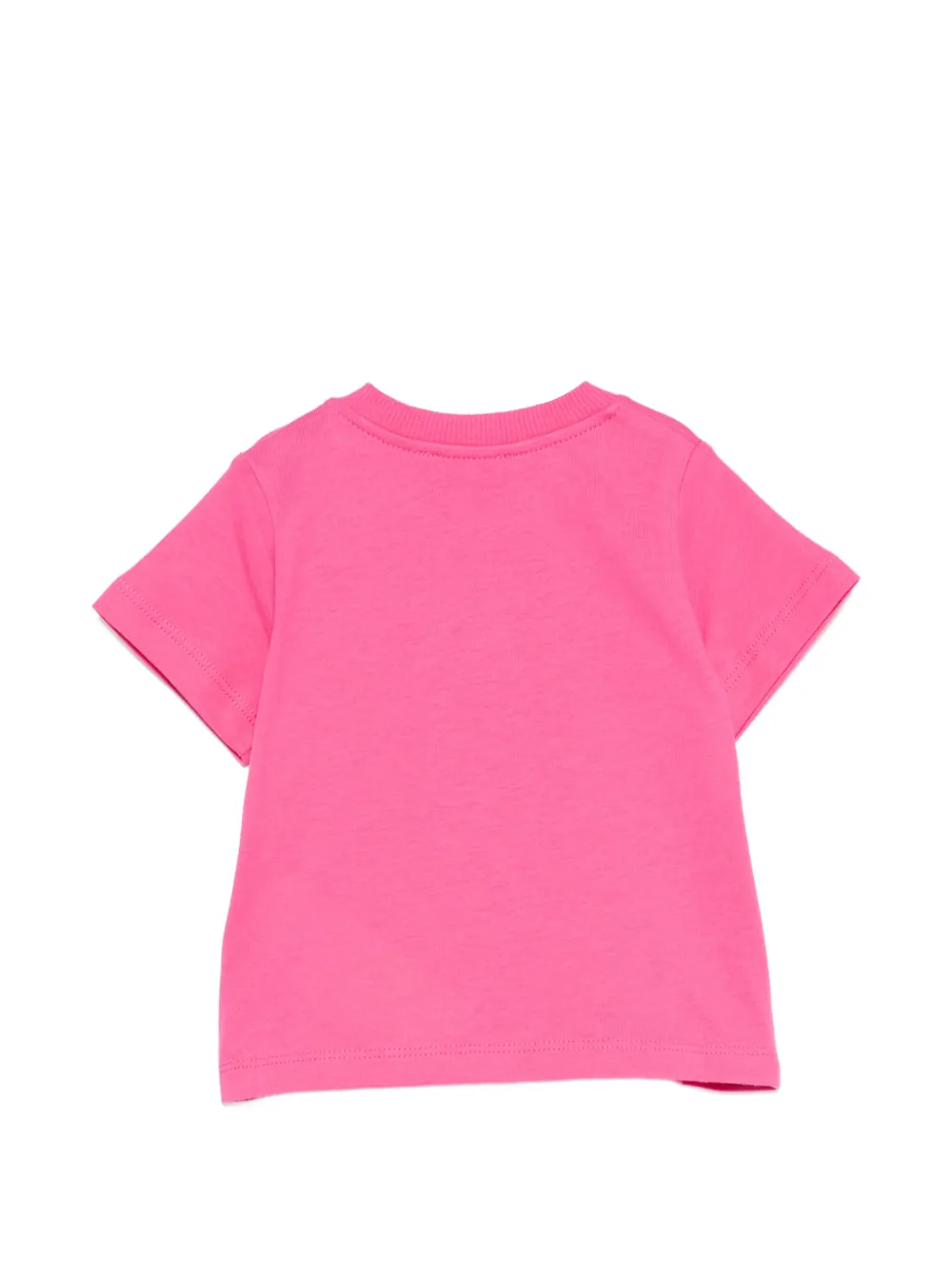 Moschino Kids T-shirt met logoprint Roze