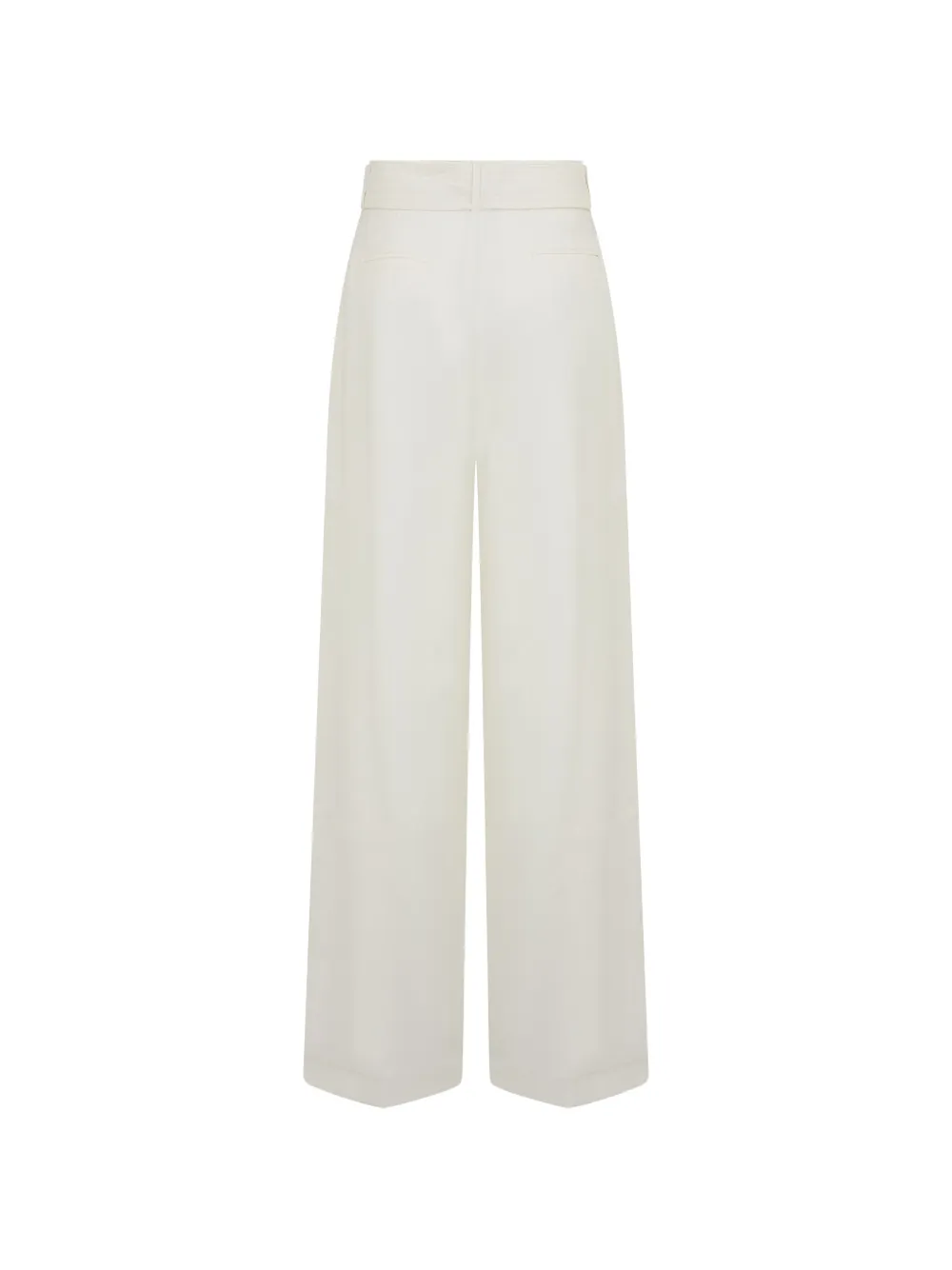 Moorer High waist broek Wit