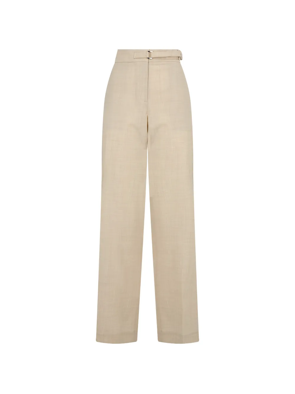 Moorer high-waisted belted trousers - Toni neutri