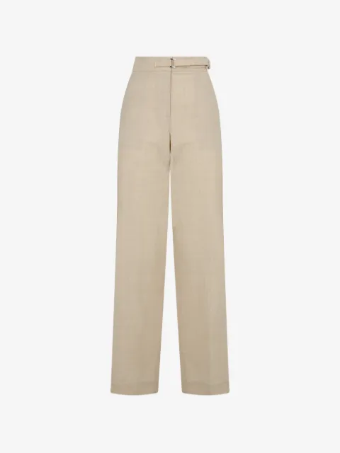 Moorer High-Waist-Hose mit Gürtel