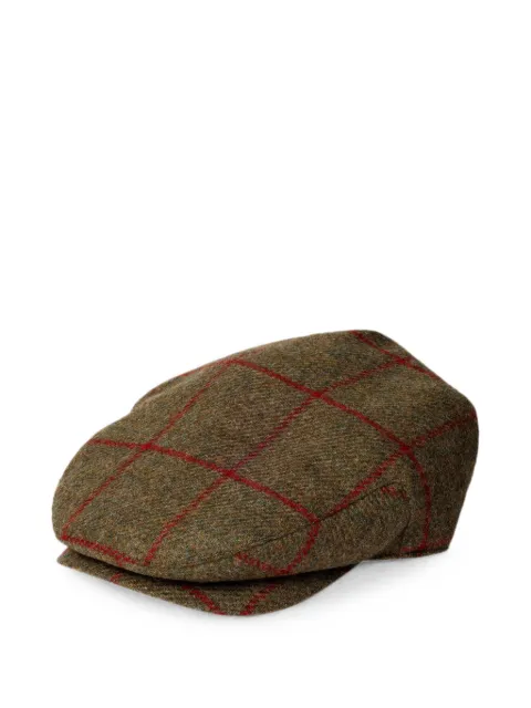 Hackett London check flat cap