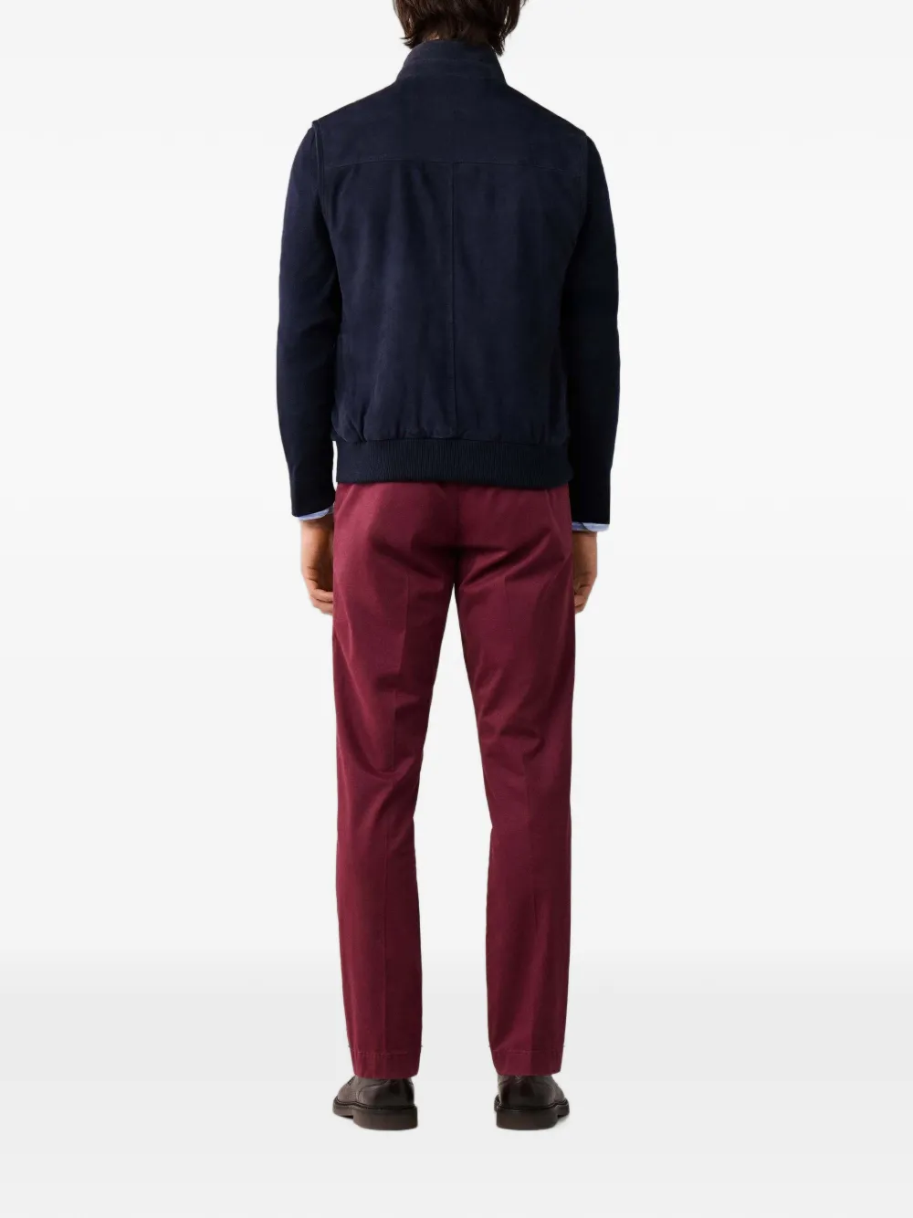 Hackett London Jack met geribbelde afwerking Blauw