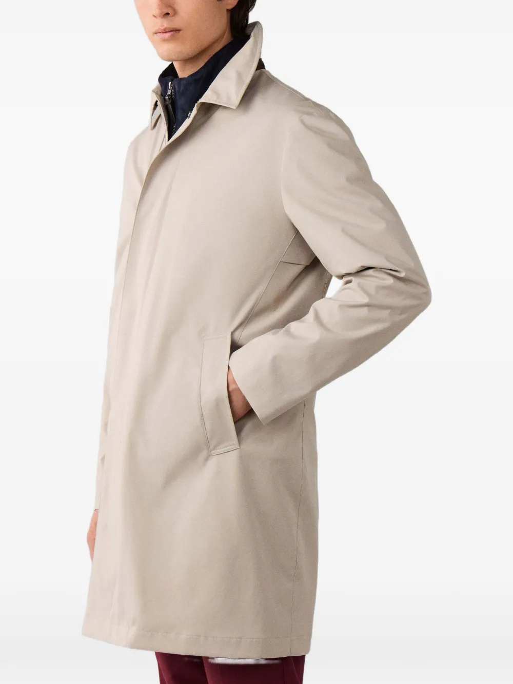 Hackett London Sloane Mac regenjas Beige