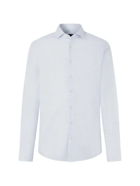 Hackett London graph-check shirt