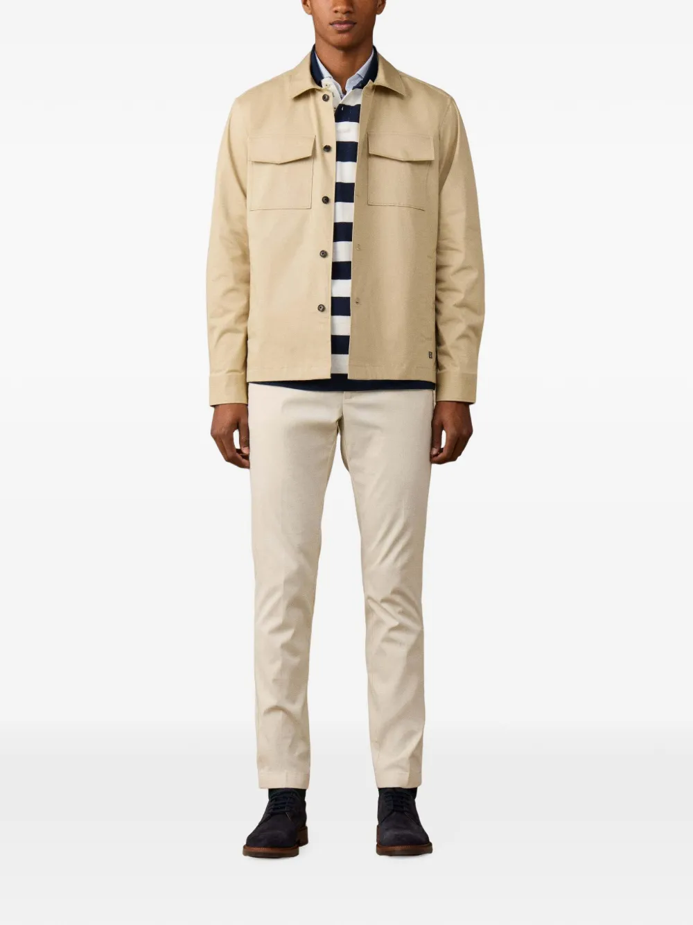 Hackett London Heritage shirtjack Beige